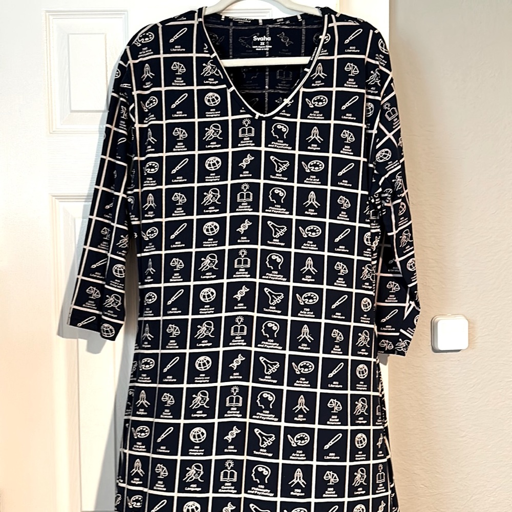 Stylish Black and White Dress